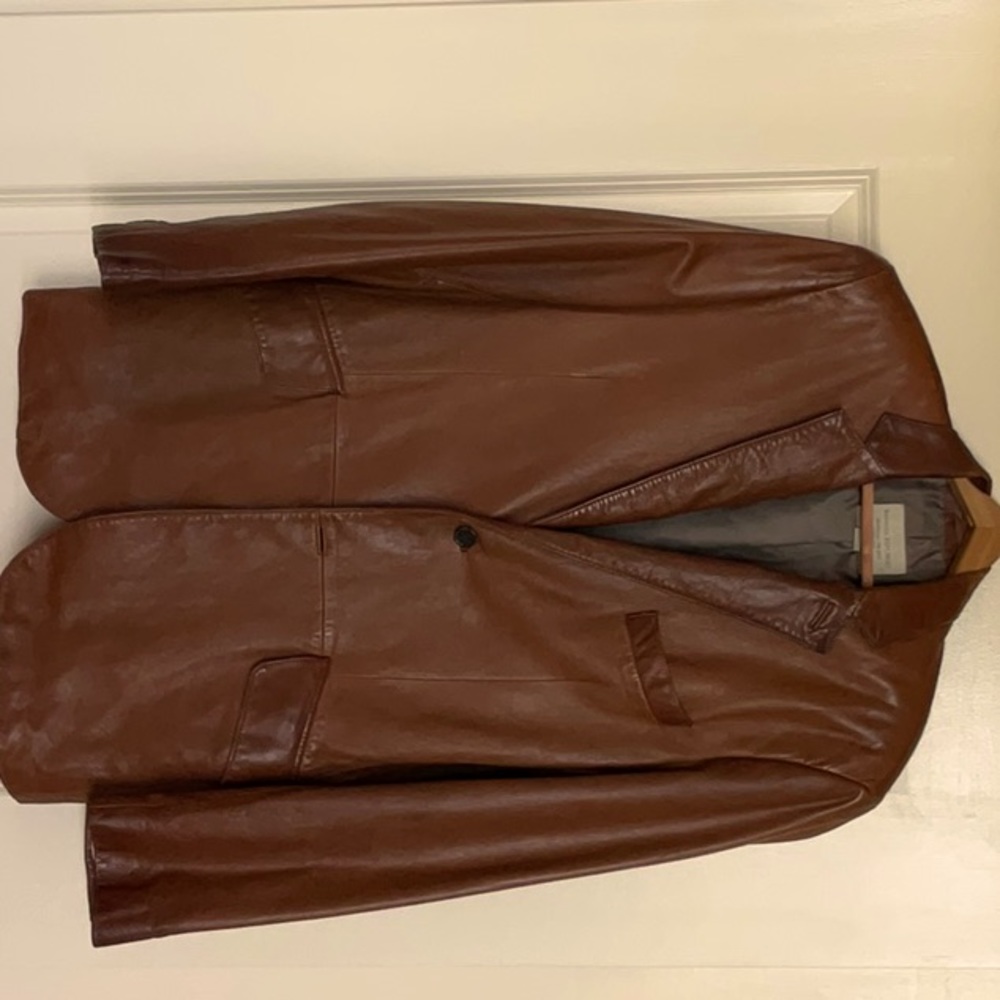 Banana Republic genuine buttery leather leather sport jacket/blazer 42R